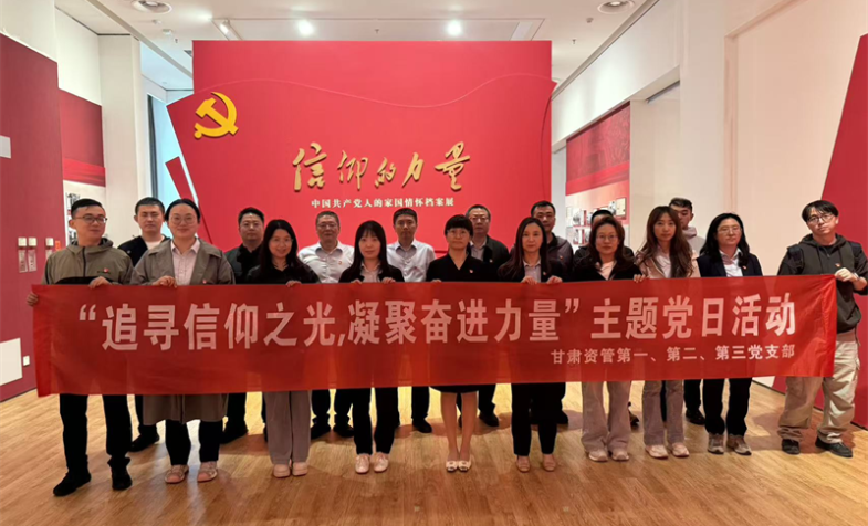 &ldquo;钻营信仰之光，凝聚奋进力量&rdquo;&mdash;&mdash;甘肃资管发展主题党日活动